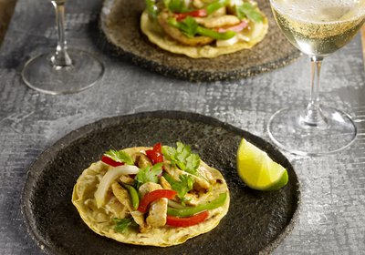 Cava Gran Reserva  y Fajitas