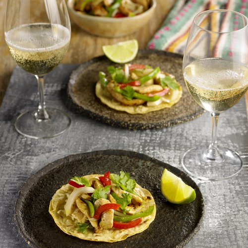 Cava Gran Reserva  y Fajitas