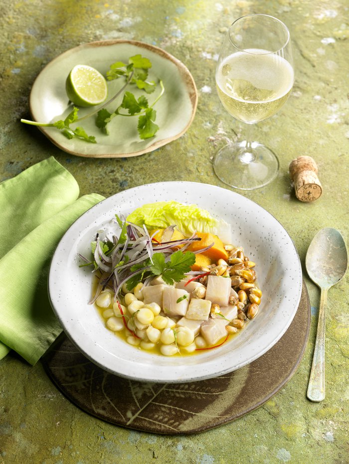 Receta peruana de Ceviche y maridaje con Cava de Guarda