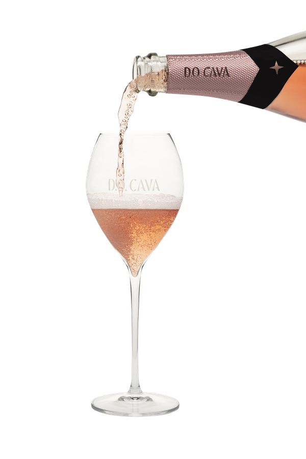 Cava de Guarda Rosado Sirviendo con logo.png