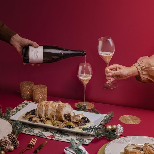 Receta de Redondo de Ternera con panceta ibérica, ciruelas y setas para Navidad maridada con Cava de Paraje Calificado.jpg