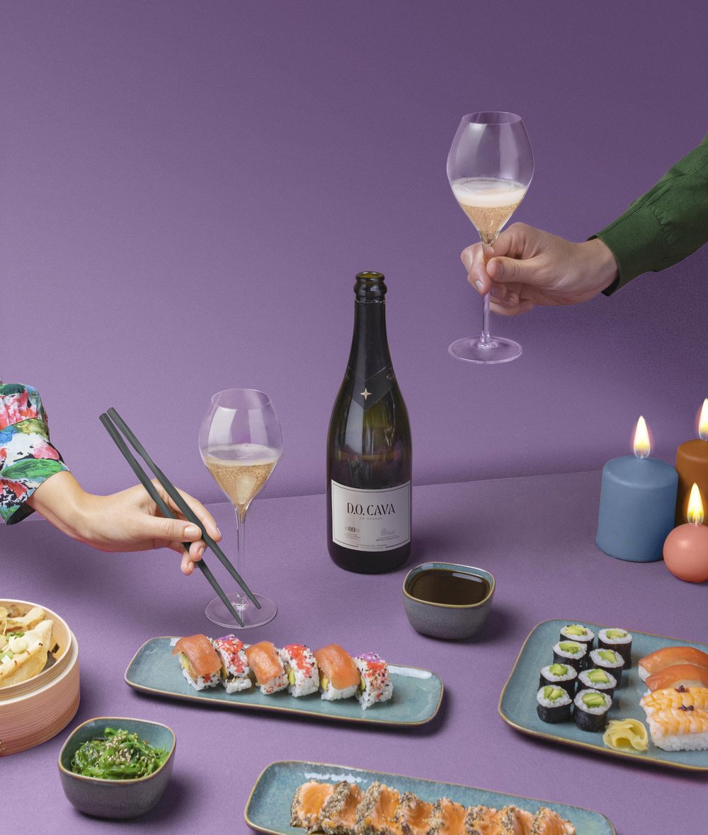 Recetas Japonesas y Sushi para Navidady maridaje con Cava