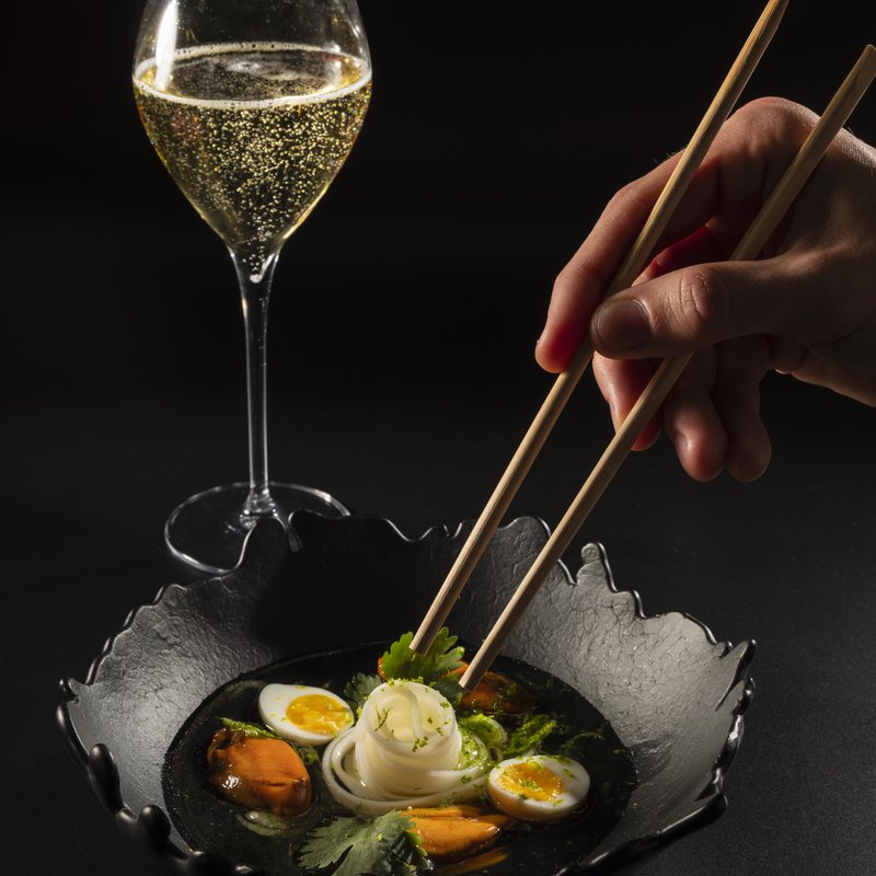 Galician Mussels Ramen D.O. Cava